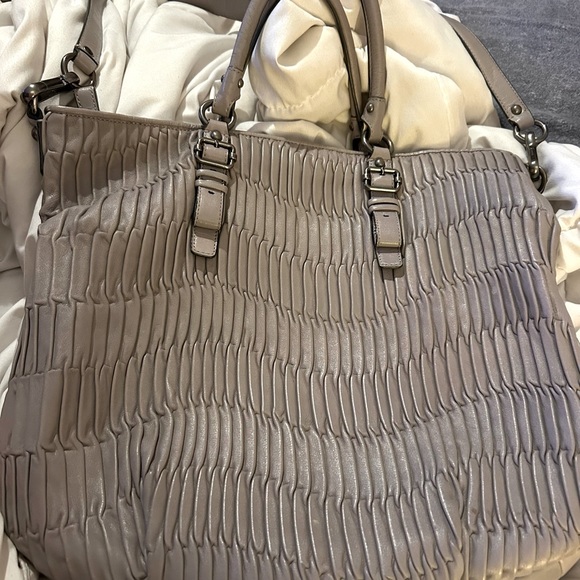 Leather Coach Shoulder Bag - Picture 2 of 4